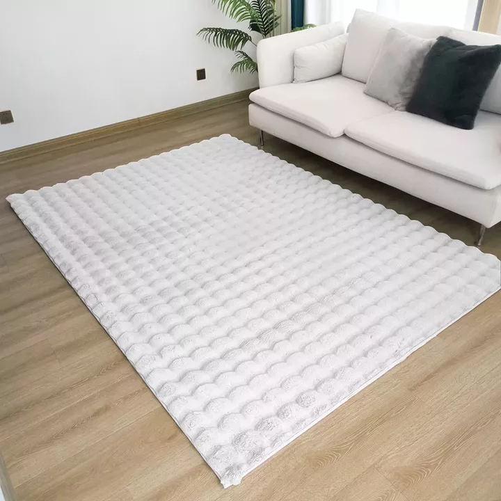 Beauty Home Πατάκι Bubble Art 9661 67x140 Λευκό