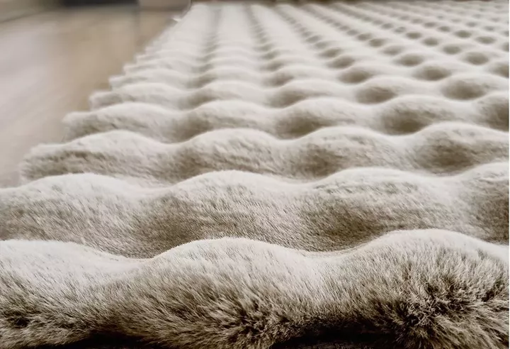 Beauty Home Ταπέτο μπάνιου Bubble Art 9663 45x75 Μόκα