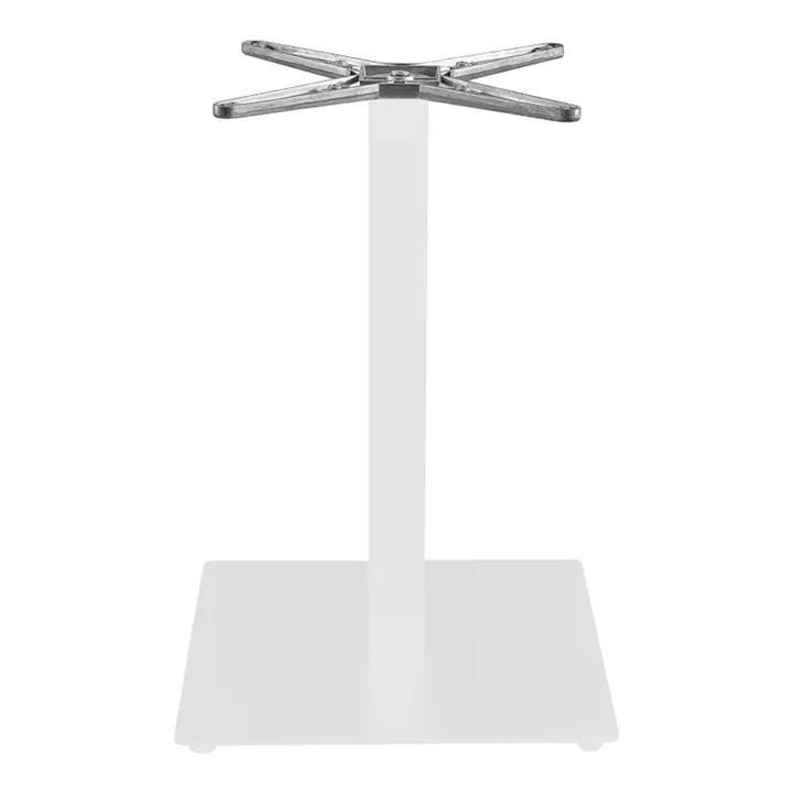 Βάση τραπεζιού Thonor pakoworld μεταλλική σε λευκή απόχρωση 48x48x73εκ