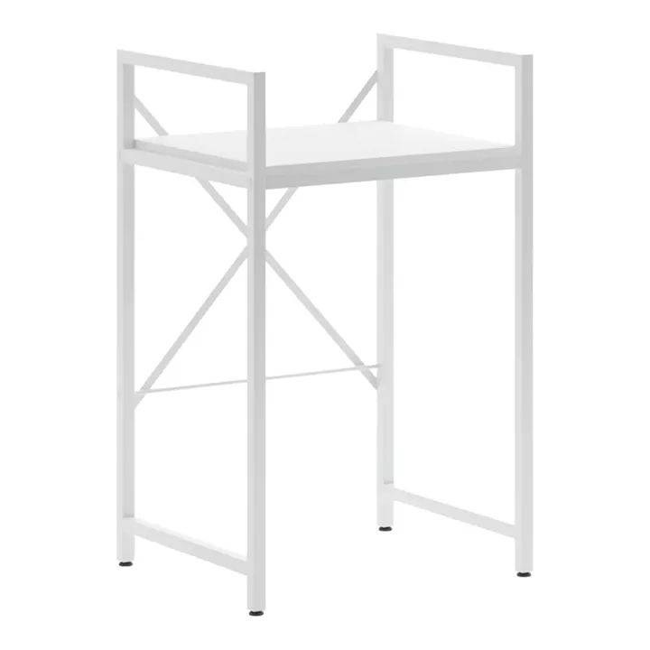 Ραφιέρα στήριξης πλυντηρίου - στεγνωτηρίου Delavar pakoworld μέταλλο λευκό 72x60x116εκ