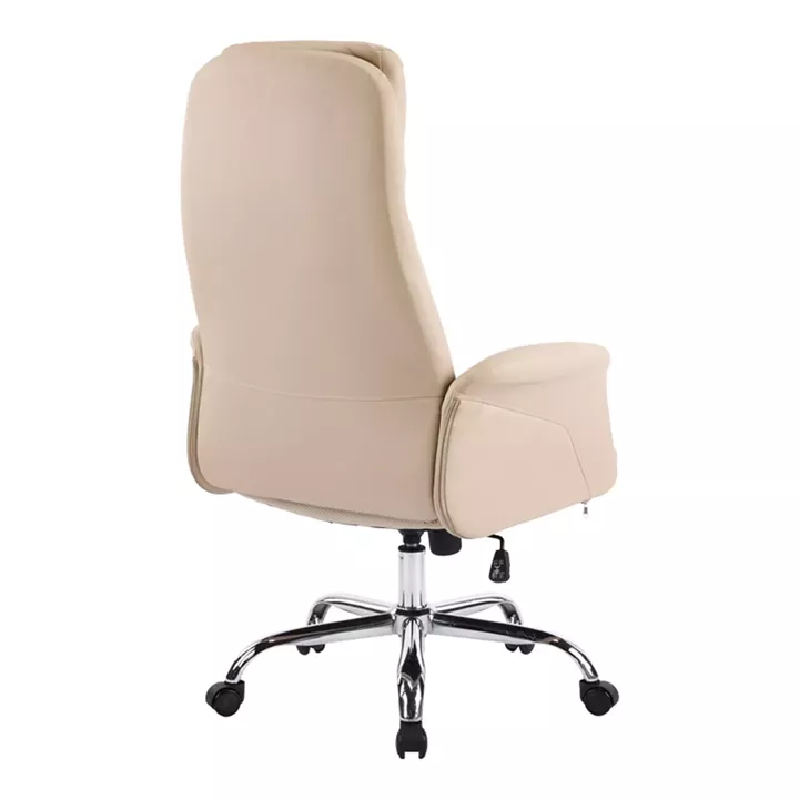 Καρέκλα γραφείου διευθυντή Derjio pakoworld μπεζ pu 68x66x115εκ