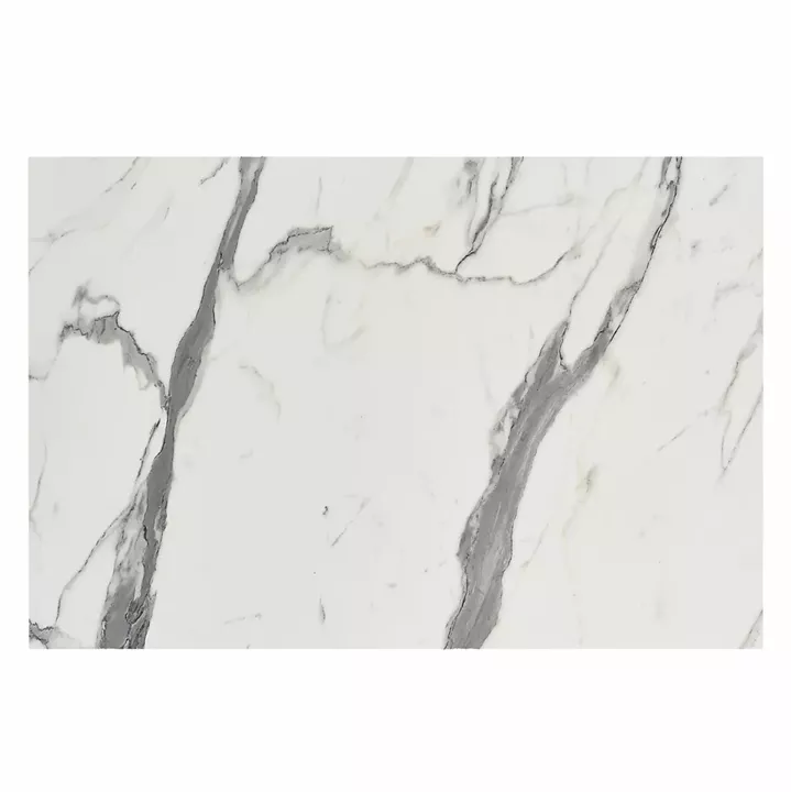 HPL TABLETOP HM5840.31 RECTANGULAR IN WHITE MARBLE 120x80cm.