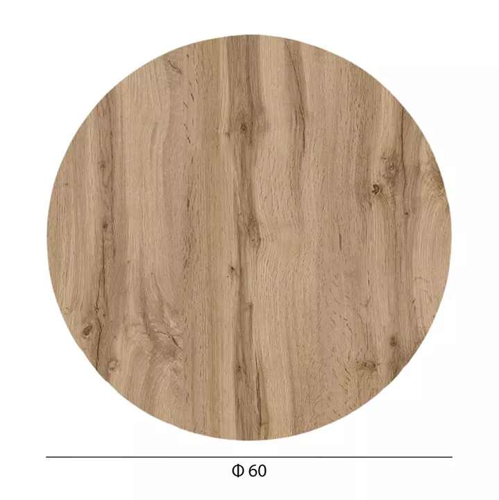 HPL TABLETOP HM5841.36 ROUND IN SONAMA OAK Φ60cm.