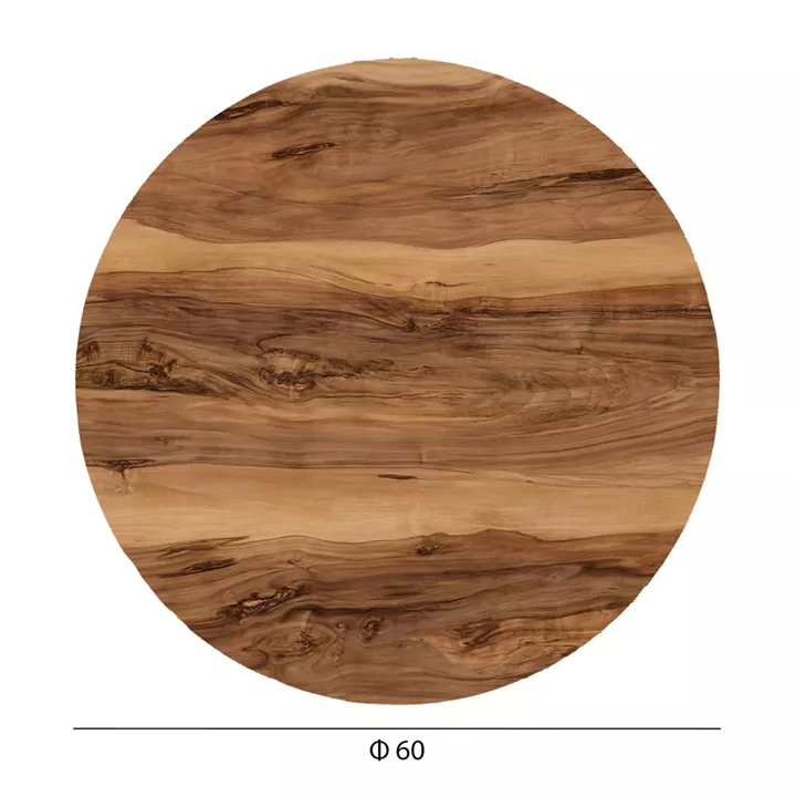 ΕΠΙΦΑΝΕΙΑ ΤΡΑΠΕΖΙΟΥ HPL ΣΤΡΟΓΓΥΛΗ HM5841.30 INDIAN SHESHAM Φ60εκ.