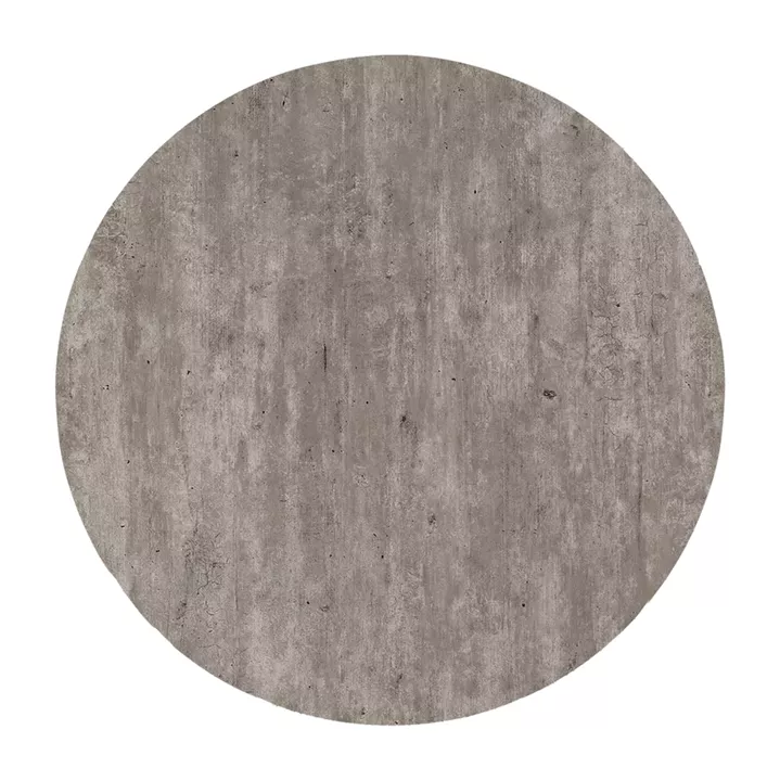HPL TABLETOP HM6351.37 ROUND IN CONCRETE Φ120cm.