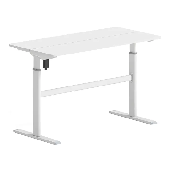 LEVEL Γραφείο Η/Υ Ηλεκτρικό Ρυθμιζόμενο, Πολλαπλών επιλογών ύψους, Άσπρο