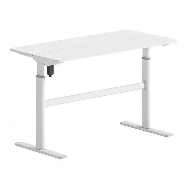 LEVEL Γραφείο Η/Υ Ηλεκτρικό Ρυθμιζόμενο, Πολλαπλών επιλογών ύψους, Άσπρο