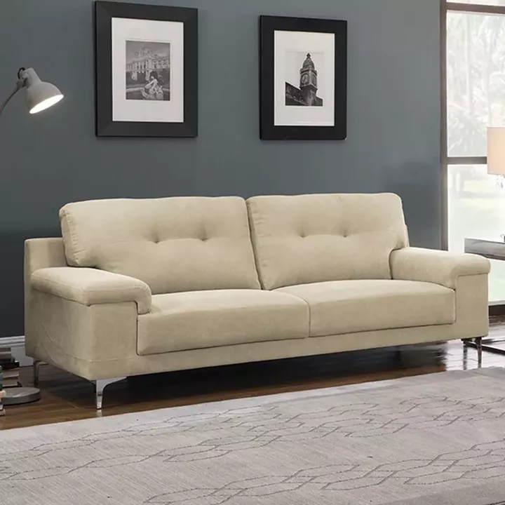 NOTE Kαναπές Σαλονιού - Καθιστικού 3Θέσιος, Ύφασμα Water Repellent Μπεζ