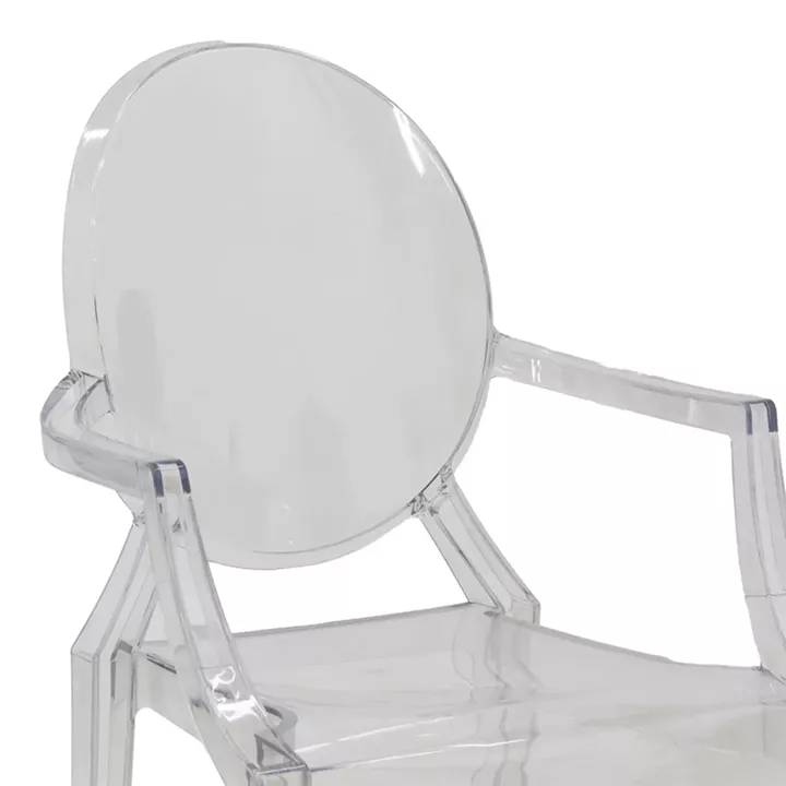 Chair Narova pakoworld PC clear 43x48x92cm