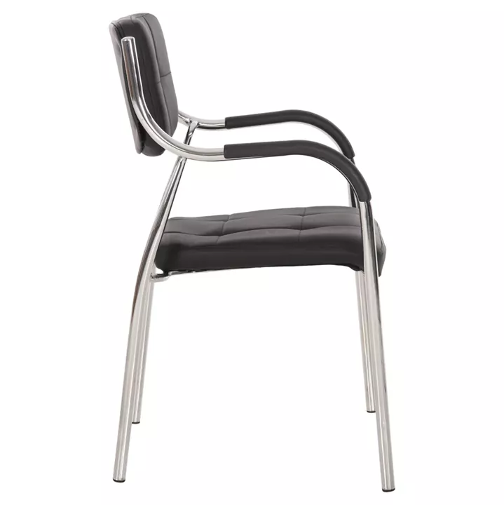 Conference office chair OBERON HM1018.01 Black PU 51x52x86Ηcm