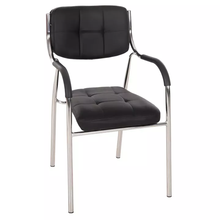 Conference office chair OBERON HM1018.01 Black PU 51x52x86Ηcm
