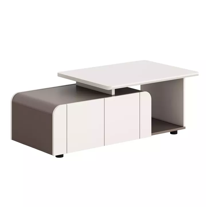 ΝΤΟΥΛΑΠΙ ΓΡΑΦΕΙΟΥ ΣΕΙΡΑ NEWLINE HM18285 ΜΕΛΑΜΙΝΗ ΣΕ ΚΡΕΜ-ΑΝΟΙΧΤΟ ΚΑΦΕ 120x60x42Υεκ