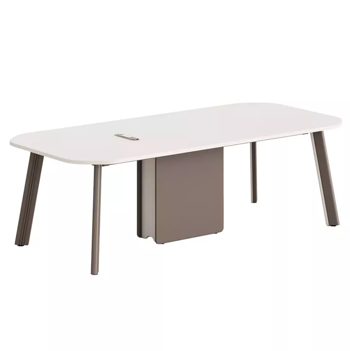 ΓΡΑΦΕΙΟ ΣΥΝΕΡΓΑΣΙΑΣ NEWLINE HM18278 ΜΕΛΑΜΙΝΗ ΚΡΕΜ-ΠΟΔΙΑ ΑΛΟΥΜΙΝΙΟΥ 240x110x75Υεκ