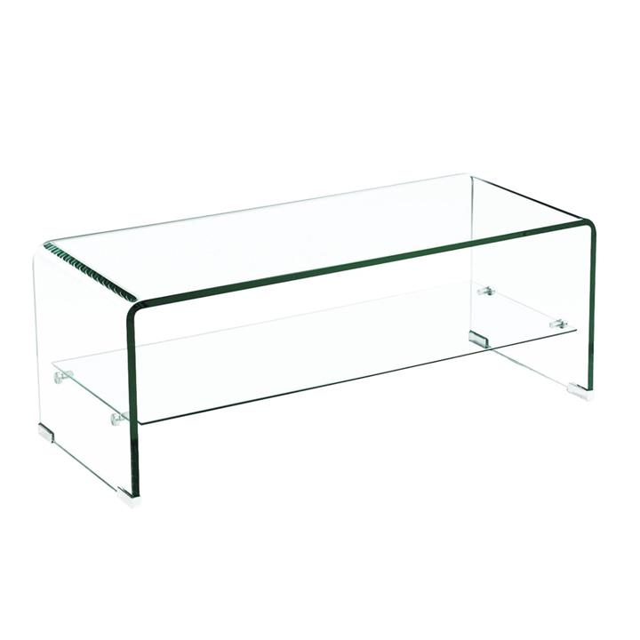 GLASSER Τραπεζάκι Σαλονιού Καθιστικού  Ράφι 12/8mm