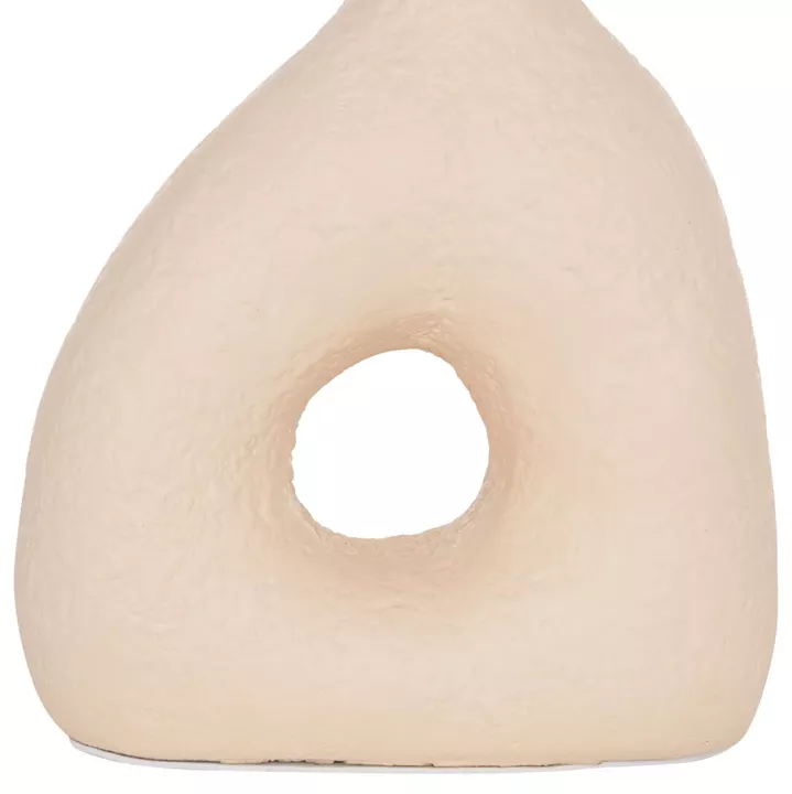 ΕΠΙΤΡΑΠΕΖΙΟ ΔΙΑΚΟΣΜΗΤΙΚΟ ΒΑΖΟ DECANT HM4667.02Μ ΤΕΡΑΚΟΤΑ ΣΕ ΚΡΕΜ--17x6.5x20Υεκ.