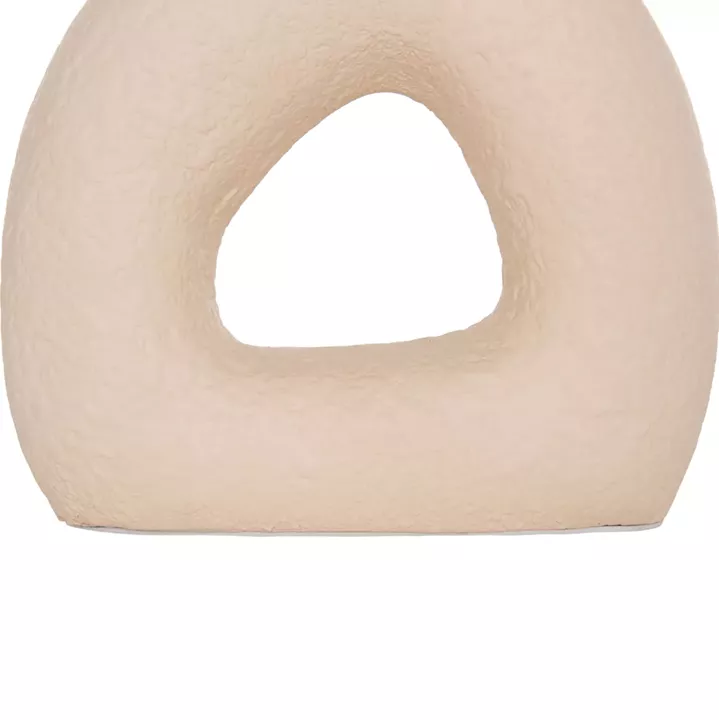 ΕΠΙΤΡΑΠΕΖΙΟ ΔΙΑΚΟΣΜΗΤΙΚΟ ΒΑΖΟ DECANT HM4667.02S ΤΕΡΑΚΟΤΑ ΣΕ ΚΡΕΜ--17.5x6.5x17Υεκ.