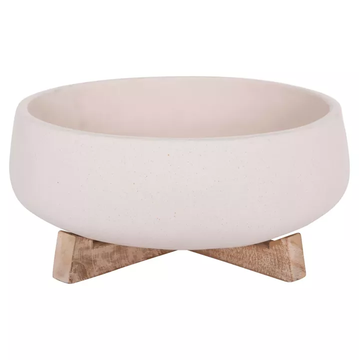 ΓΛΑΣΤΡΑ ΕΣ.ΧΩΡΟΥ FRELLO HM4674.02M ΛΕΥΚΟ FIBER CEMENT--TEAK ΒΑΣΗ 27x26,5x12Υεκ.