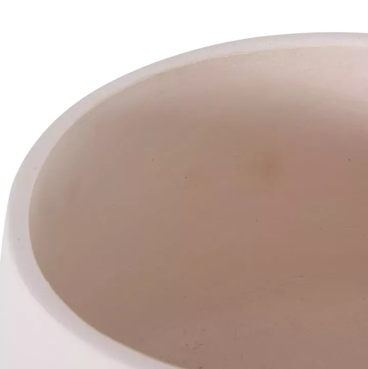 ΓΛΑΣΤΡΑ ΕΣ.ΧΩΡΟΥ FRELLO HM4674.02L ΛΕΥΚΟ FIBER CEMENT--TEAK ΒΑΣΗ 29x29x23,5Υεκ.