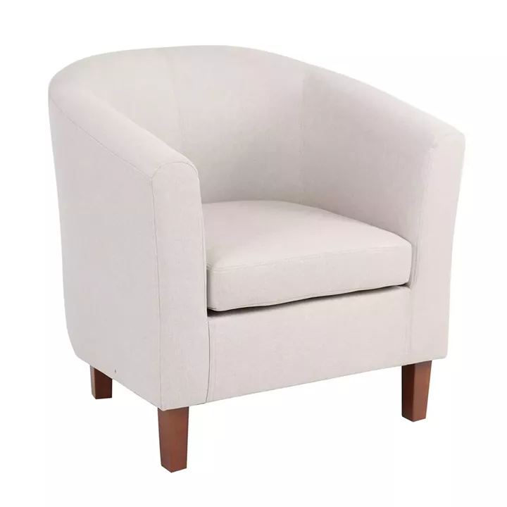 BOGA Πολυθρόνα Σαλονιού Καθιστικού, Ύφασμα  Μπεζ