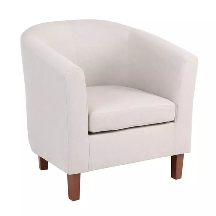 BOGA Πολυθρόνα Σαλονιού Καθιστικού, Ύφασμα  Μπεζ