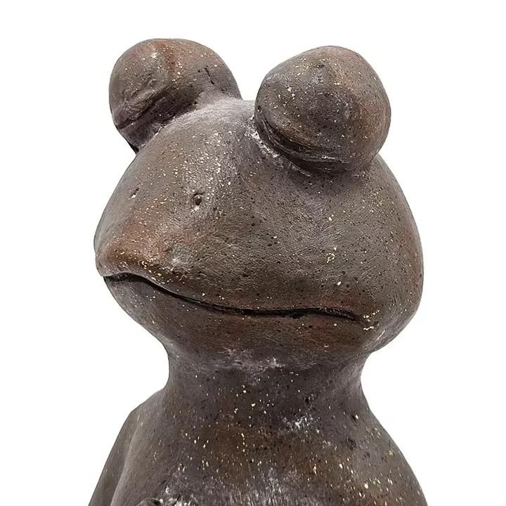 Artekko Animal Καφέ Διακοσμητικός Βάτραχος από Μαγνήσιο (30x18x34)cm