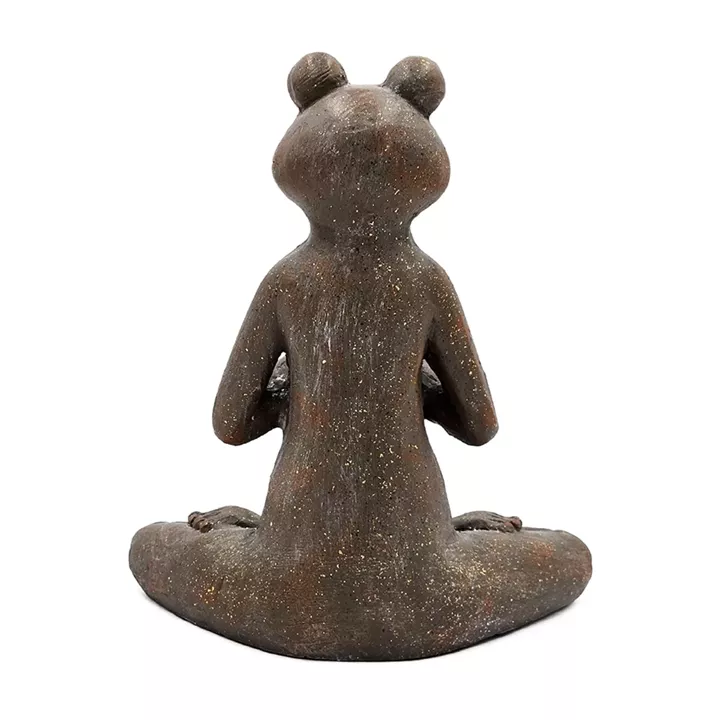 Artekko Animal Καφέ Διακοσμητικός Βάτραχος από Μαγνήσιο (30x18x34)cm