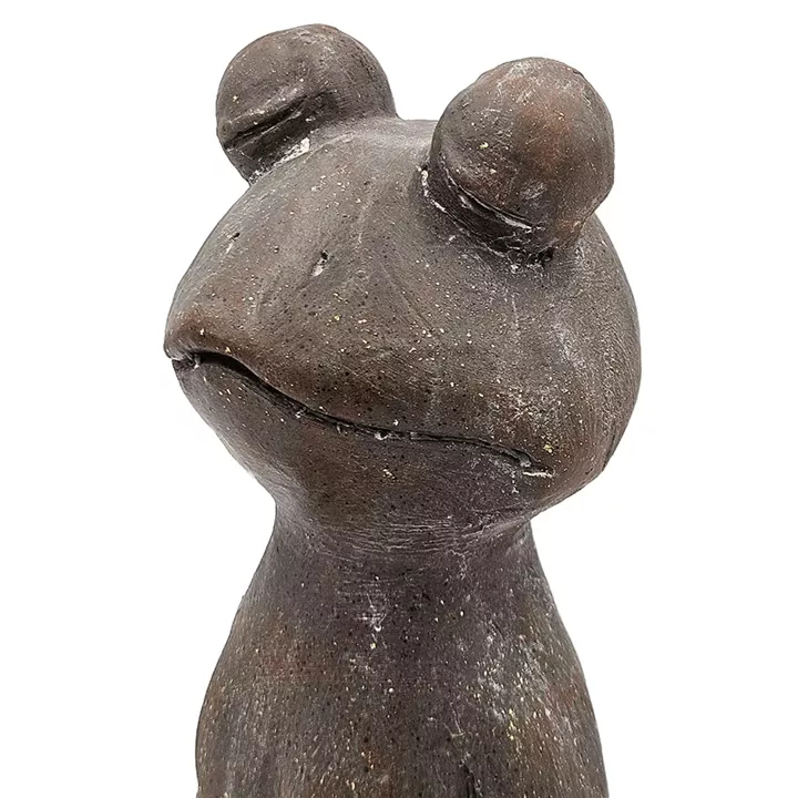 Artekko Animal Καφέ Διακοσμητικός Βάτραχος από Μαγνήσιο (31x17x34)cm