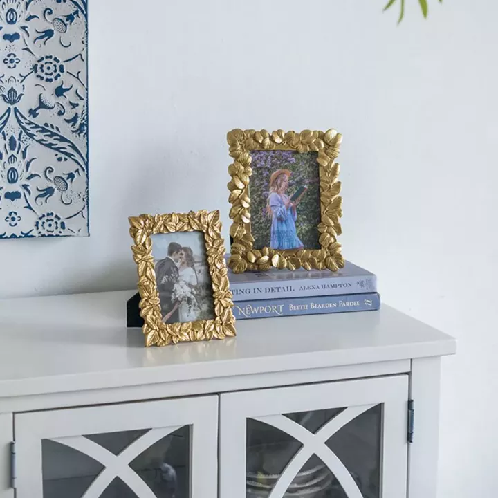 Artekko Frame Χρυσή Κορνίζα Ρητίνης για Φωτογραφία 6Χ7.5