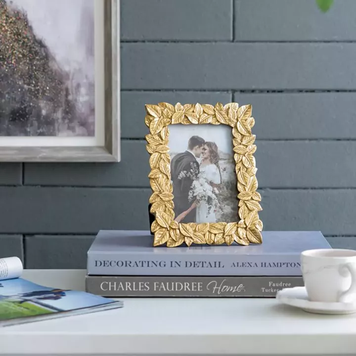 Artekko Frame Χρυσή Κορνίζα Ρητίνης για Φωτογραφία 6Χ7.5