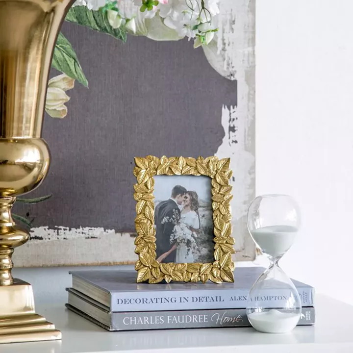 Artekko Frame Χρυσή Κορνίζα Ρητίνης για Φωτογραφία 6Χ7.5