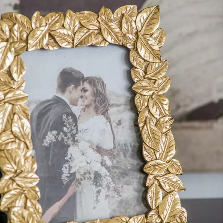 Artekko Frame Χρυσή Κορνίζα Ρητίνης για Φωτογραφία 6Χ7.5