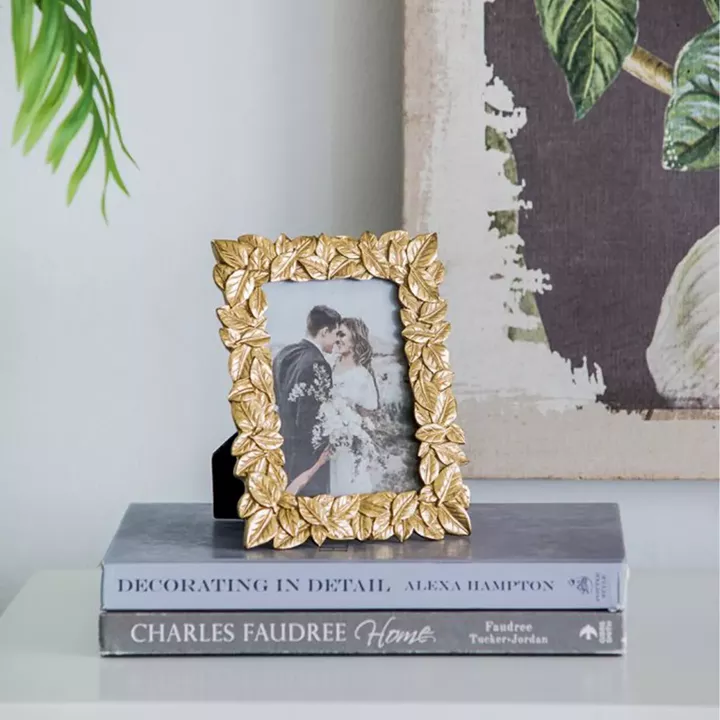 Artekko Frame Χρυσή Κορνίζα Ρητίνης για Φωτογραφία 6Χ7.5