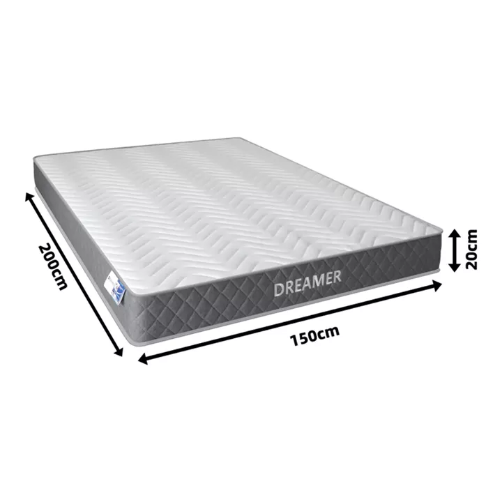 Dreamer pakoworld pocket spring compressed double-sided mattress 20cm 150x200cm