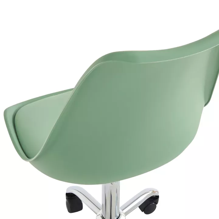 Καρέκλα γραφείου Gaston II pakoworld μέντα pp-pu 48x57x77-90εκ