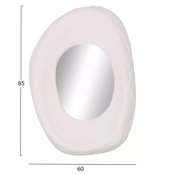 ΚΑΘΡΕΠΤΗΣ ΤΟΙΧΟΥ RIFFE HM4695.02 FIBER CEMENT ΛΕΥΚΟ 60x13x85Υεκ.