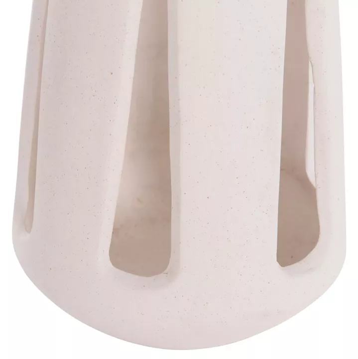 ΕΠΙΤΡΑΠΕΖΙΟ ΦΑΝΑΡΙ ERANTYL HM4696.02L ΛΕΥΚΟ FIBER CEMENT & ΧΕΡΟΥΛΙ RATTAN Φ17x27Yεκ.