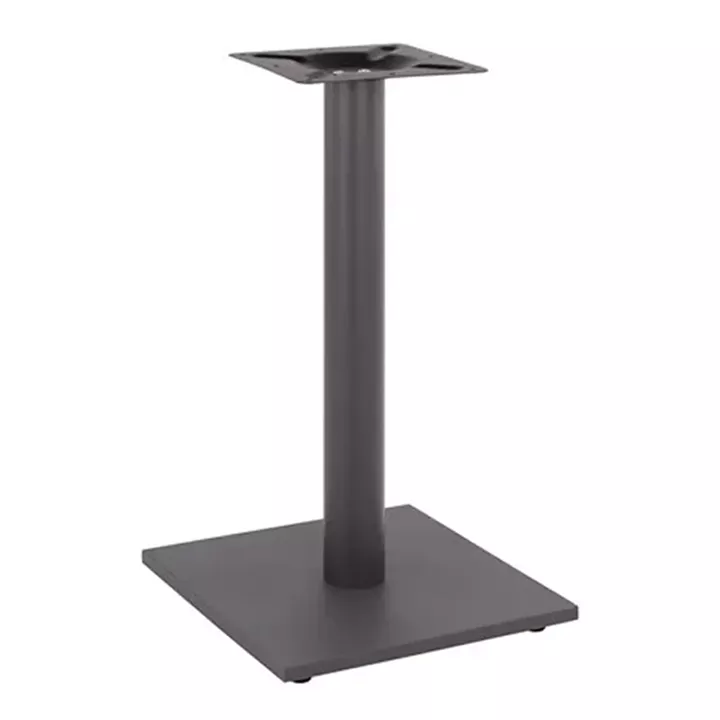Βάση τραπεζιού Batan pakoworld μεταλλική σε μαύρη απόχρωση 40x40x72εκ