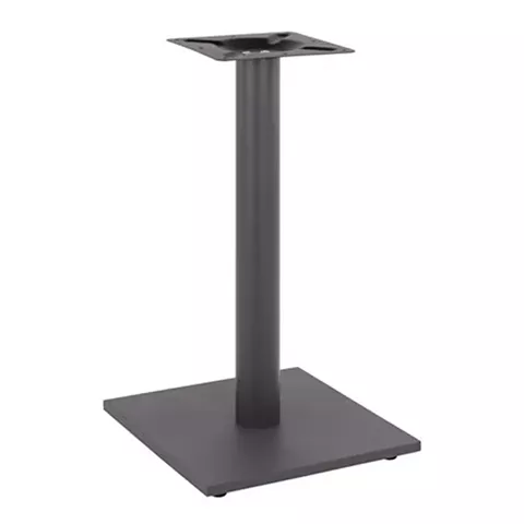 Βάση τραπεζιού Batan pakoworld μεταλλική σε μαύρη απόχρωση 40x40x72εκ