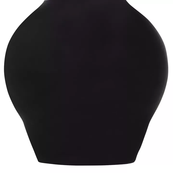 ΔΙΑΚΟΣΜΗΤΙΚΟ ΒΑΖΟ ΔΑΠΕΔΟΥ NEBULA HM4660.01M FIBER CEMENT ΜΑΥΡΟ--ΞΥΛΟ ΤΕΑΚ Φ45x148Υεκ