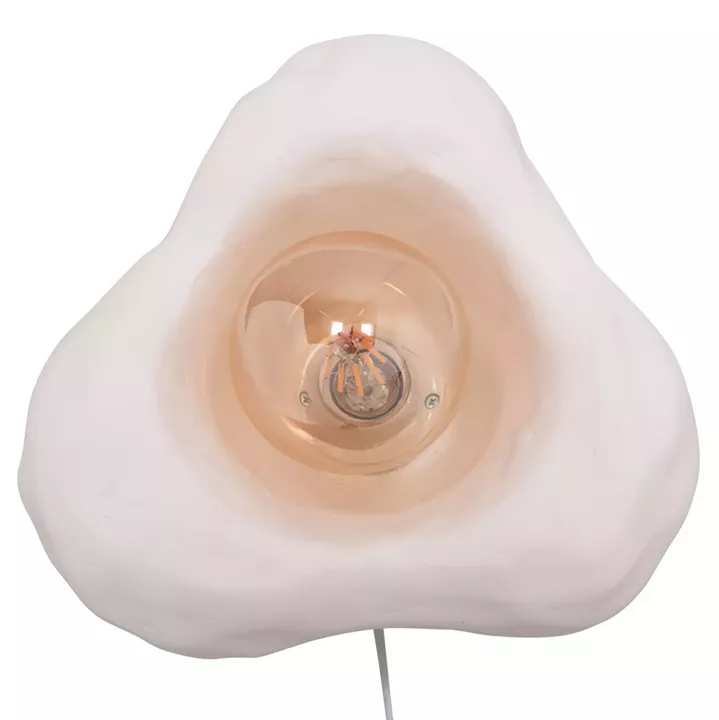 WALL SCONCE LUXON HM4701.02S FIBER CEMENT IN WHITE 28x15x25Hcm.