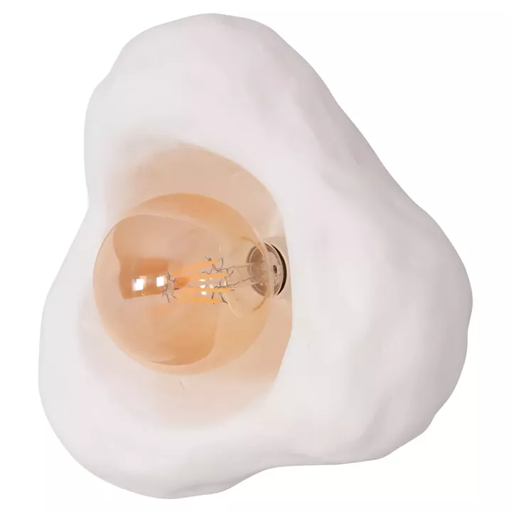 WALL SCONCE LUXON HM4701.02S FIBER CEMENT IN WHITE 28x15x25Hcm.