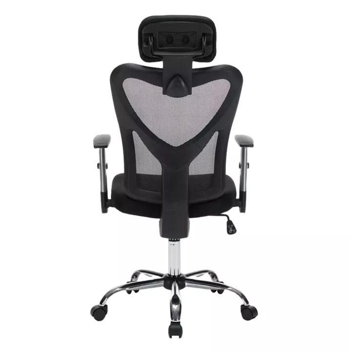 ΚΑΡΕΚΛΑ ΓΡΑΦΕΙΟΥ CUORE HM1207.01 ΜΑΥΡΟΣ ΣΚΕΛΕΤΟΣ-ΜΑΥΡΟ MESH 63x61x125Υεκ