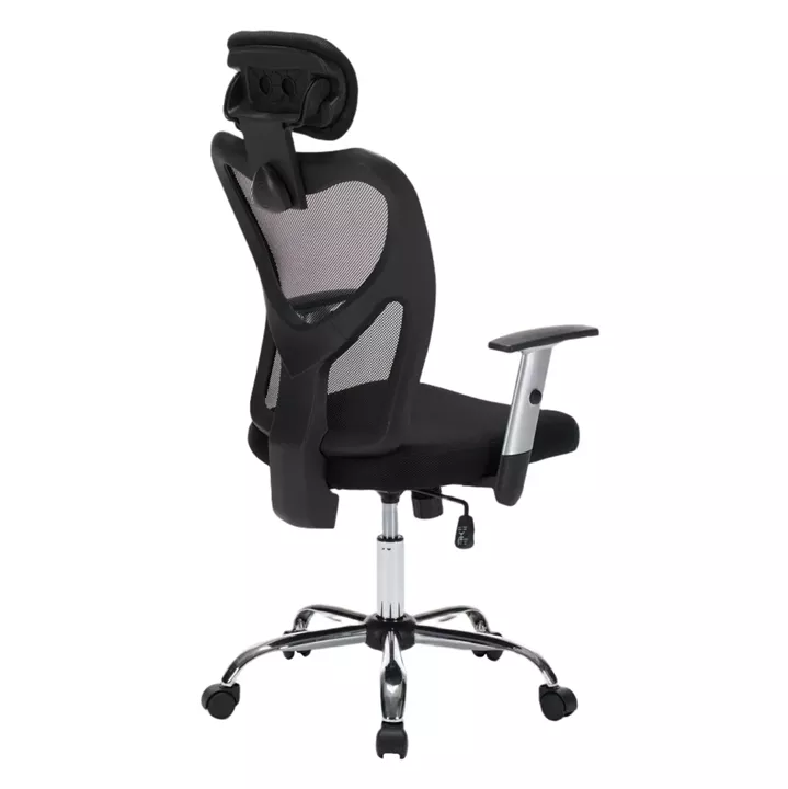 ΚΑΡΕΚΛΑ ΓΡΑΦΕΙΟΥ CUORE HM1207.01 ΜΑΥΡΟΣ ΣΚΕΛΕΤΟΣ-ΜΑΥΡΟ MESH 63x61x125Υεκ