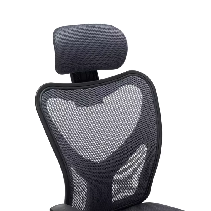 ΚΑΡΕΚΛΑ ΓΡΑΦΕΙΟΥ CUORE HM1207.02 ΜΑΥΡΟΣ ΣΚΕΛΕΤΟΣ-ΓΚΡΙ MESH 63x61x125Υεκ