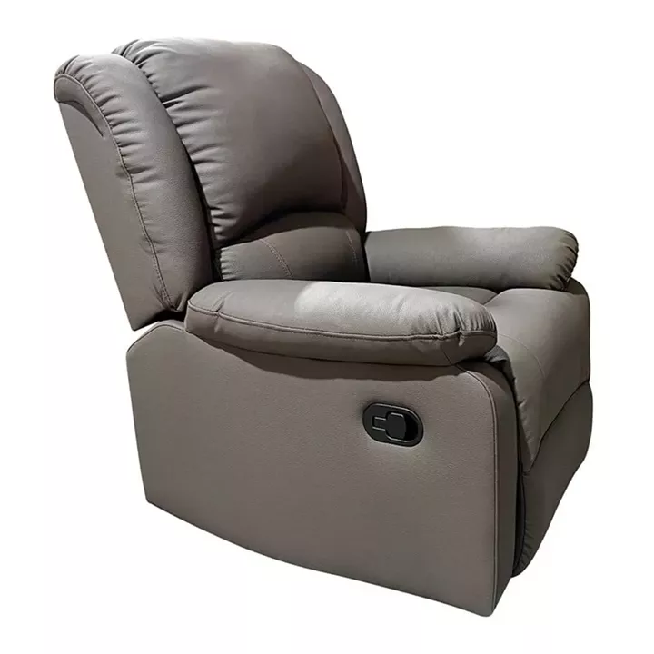 EVA Πολυθρόνα Relax Σαλονιού - Καθιστικού, PU Καφέ