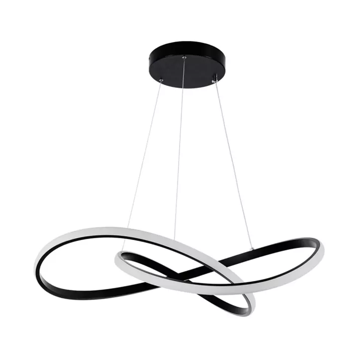 Φωτιστικό οροφής Artisun pakoworld led μέταλλο μαύρο Φ56x100εκ