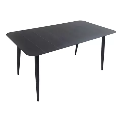 Vista pakoworld aluminum table in anthracite shade 150x80x72cm