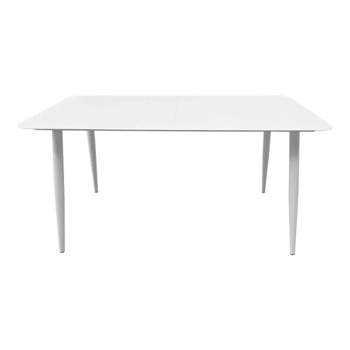 Vista pakoworld aluminum table in white shade 150x80x72cm