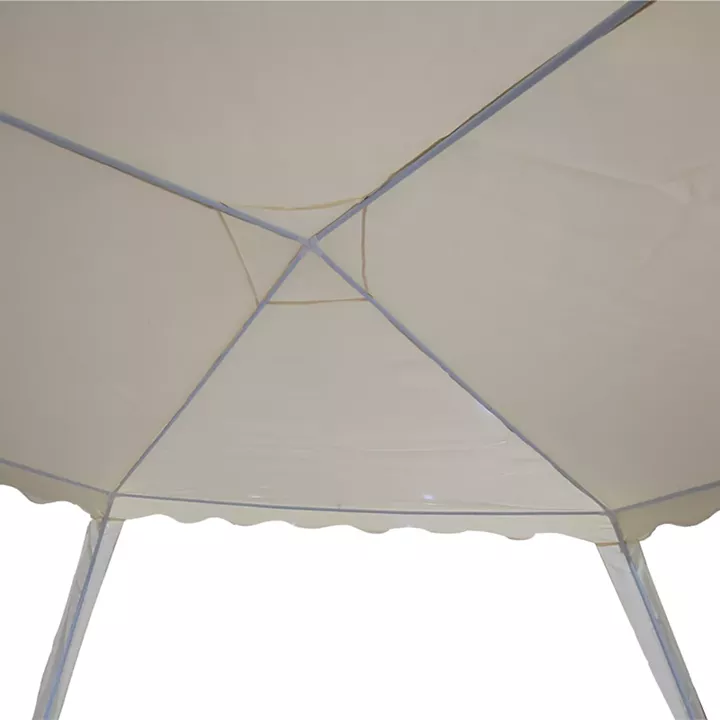 Gazebo pakoworld metal frame - beige fabric 3x3m