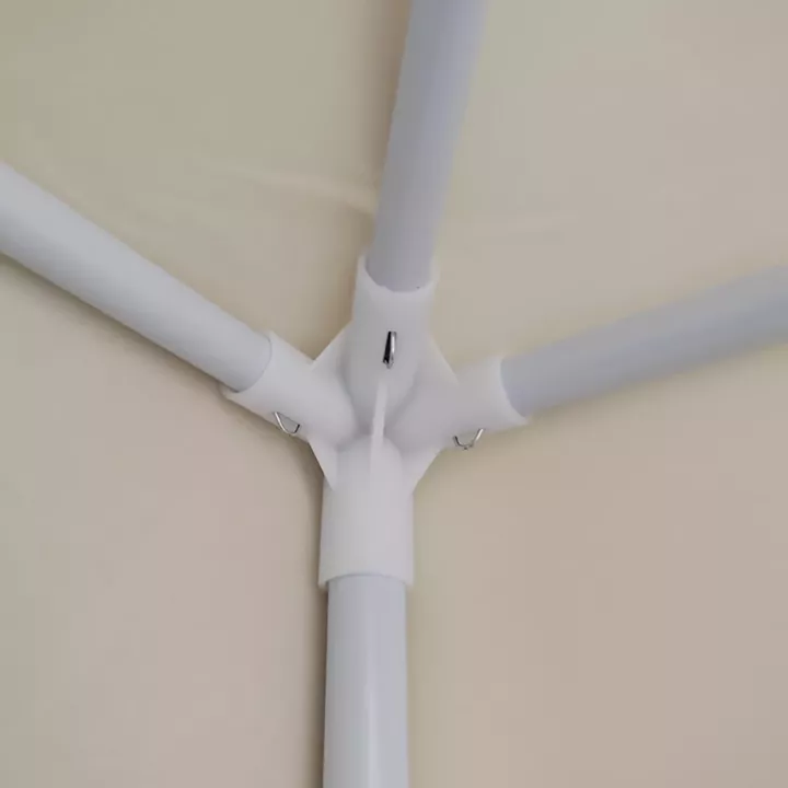 Gazebo pakoworld metal frame - beige fabric 3x3m